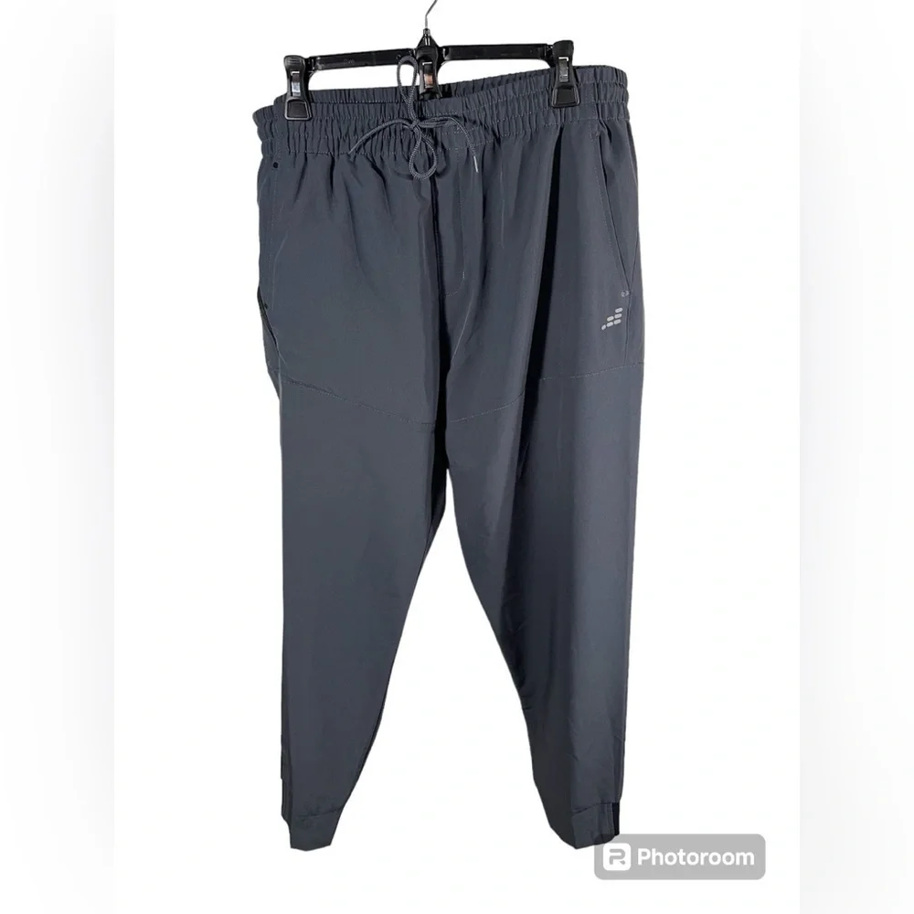 BCG Mens athletic pants, dark gray, jogger, draw string, pockets, 2XL - Picture 2 of 5